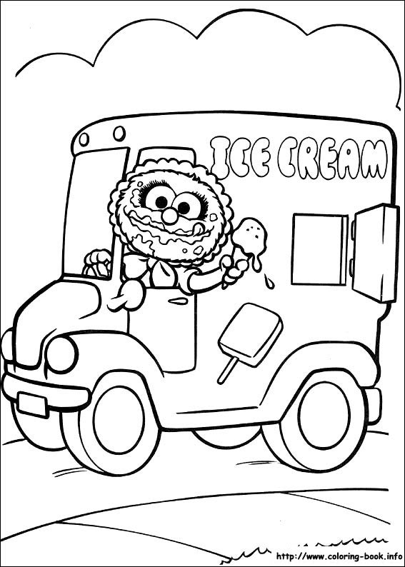 Muppet Babies coloring picture